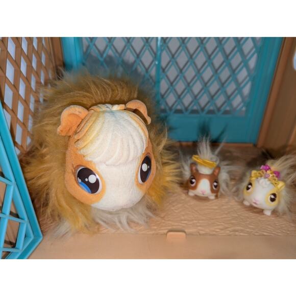 TESTED Little Live Pets MAMA SURPRISE Guinea Pigs Interactive Plush Toy 2 Babies - Picture 2 of 13